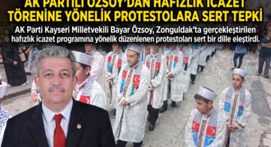 AK Partili Özsoy'dan Hafızlık İcazet Törenine Yönelik Protestolara Sert Tepki