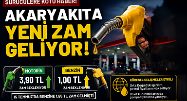 Akaryakıtta Bir Zam Daha!