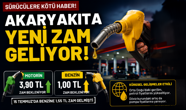 Akaryakıtta Bir Zam Daha!