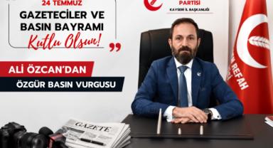 Ali Özcan: Sansür Değil, Hakikat Kazansın