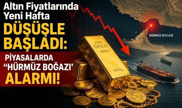 Altın Fiyatlarında Yeni Hafta Düşüşle Başladı: Piyasalarda