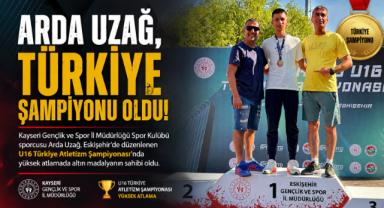 Arda Uzağ, Türkiye Şampiyonu Oldu
