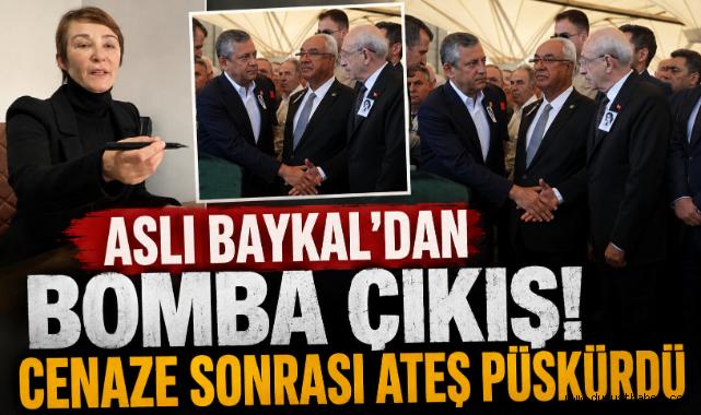 Aslı Baykal’dan Bomba Çıkış! Cenaze Sonrası Ateş Püskürdü