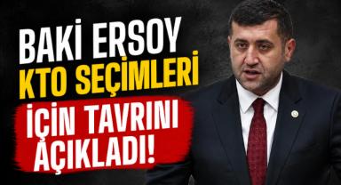 Baki Ersoy KTO Seçimleri İçin Tavrını Açıkladı!