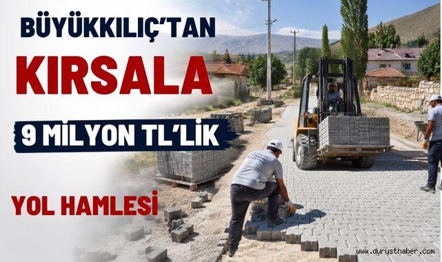 Büyükkılıç’tan Kırsala Dev Dokunuş! 9 Milyon TL’lik Yatırım Başladı