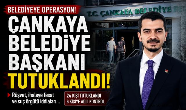 Çankaya Belediye Başkanı Hüseyin Can Güner Tutuklandı