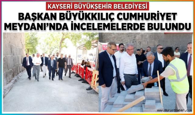 Cumhuriyet Meydanı’nda Büyük Yenileme: Çalışmalar Sürüyor