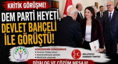 DEM Parti Heyeti, MHP Genel Başkanı Devlet Bahçeli ile Görüştü