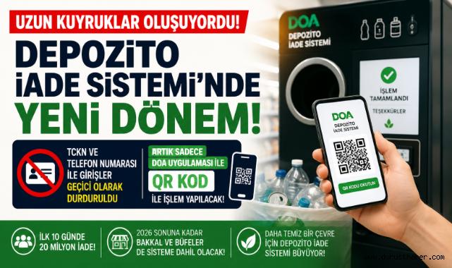 Depozito İade Sistemi'nde Yeni Dönem! QR Kod Zorunlu Oldu