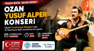 Develi’de 15 Temmuz’a Özel Ozan Yusuf Alper Konseri