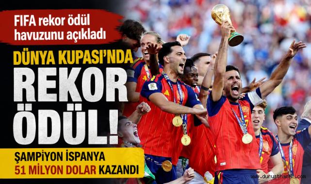 Dünya Kupası'nda rekor ödül! Şampiyon servet kazandı