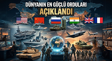 Dünyanın en güçlü orduları açıklandı: Türkiye 9. sırada