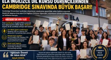 ELA İngilizce Dil Kursu Öğrencilerinden Cambridge Sınavında Büyük Başarı