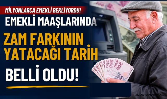 Emekliye Zam Farkı Ödemesi İçin Tarih Açıklandı