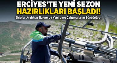 Erciyes Kayak Merkezi Yeni Sezona Hazırlanıyor