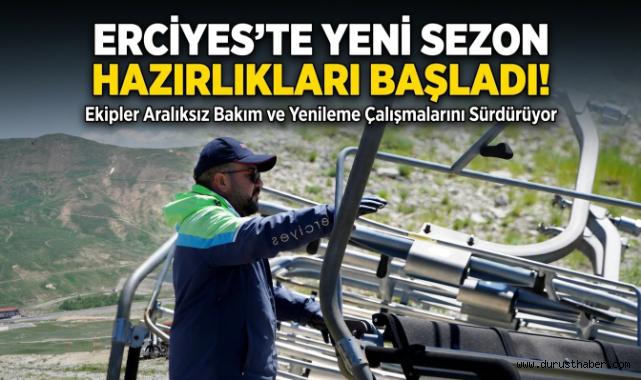 Erciyes Kayak Merkezi Yeni Sezona Hazırlanıyor