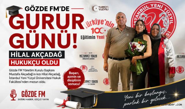 Gözde FM Yönetim Kurulu Başkanı Mustafa Akçadağ'ın Mutlu Günü