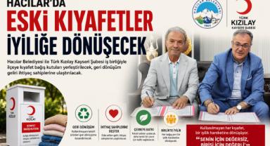 Hacılar'da Eski Kıyafetler İyiliğe Dönüşecek