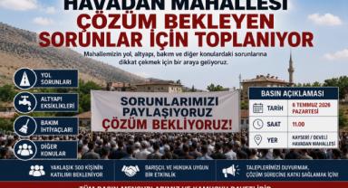 Havadan Mahallesi Çözüm Bekleyen Sorunlar İçin Toplanıyor