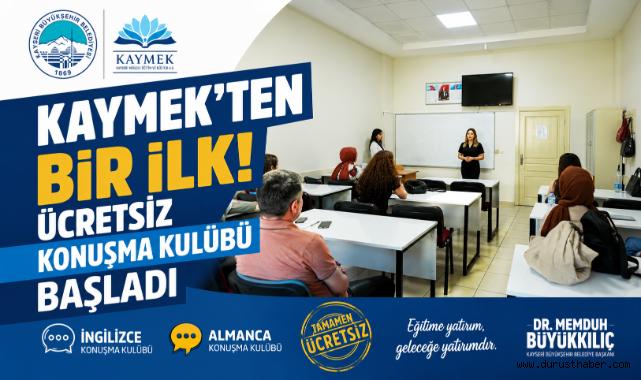KAYMEK'ten Bir İlk! Ücretsiz Konuşma Kulübü Başladı