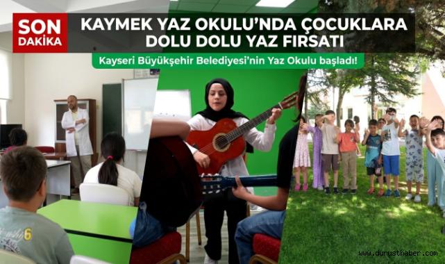 KAYMEK’ten çocuklara renkli yaz programı