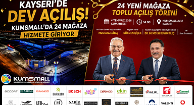 Kayseri'de Dev Açılış! Kumsmall'da 24 Mağaza Hizmete Giriyor