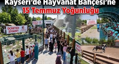 Kayseri’de Hayvanat Bahçesi’ne 15 Temmuz Yoğunluğu: 6 Bin Ziyaretçi