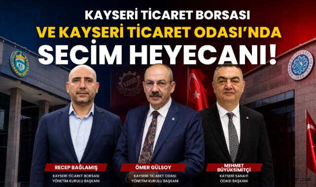 Kayseri Ekonomi Dünyasında Yeni Dönem Hazırlığı: Oda ve Borsalarda Seçim Heyecanı