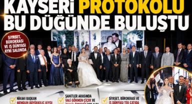 Kayseri Protokolü Bu Düğünde Buluştu