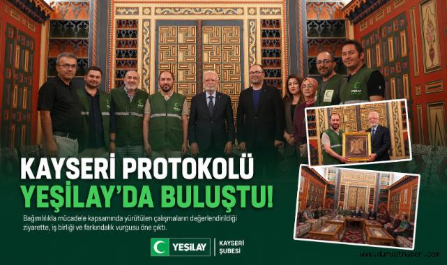 Kayseri Protokolü Yeşilay'da Buluştu!
