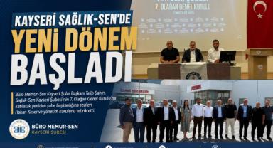 Kayseri Sağlık-Sen'de Yeni Dönem Başladı