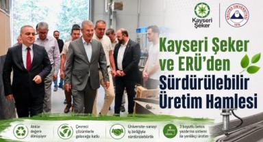 Kayseri Şeker ile Erciyes Üniversitesi'nden Yeni İş Birliği