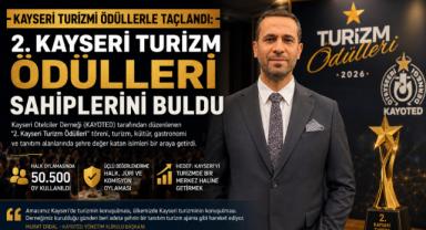 Kayseri Turizmi Ödüllerle Taçlandı: 2. Kayseri Turizm Ödülleri Sahiplerini Buldu