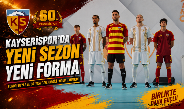 Kayserispor'da Yeni Sezon Yeni Forma