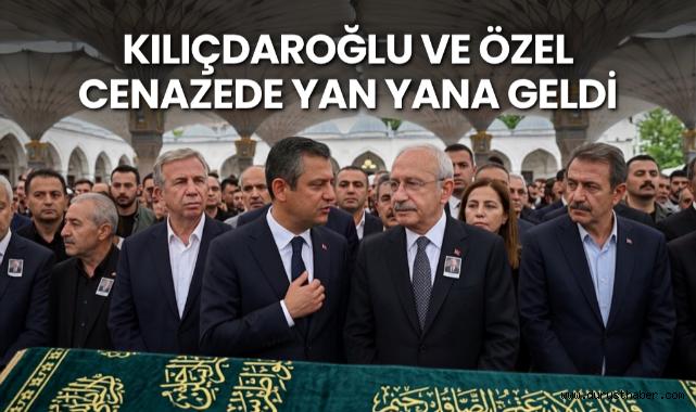 Kılıçdaroğlu ve Özel cenazede yan yana geldi