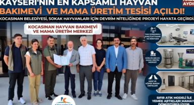 Kocasinan Hayvan Bakımevi’ne çalışma ruhsatı