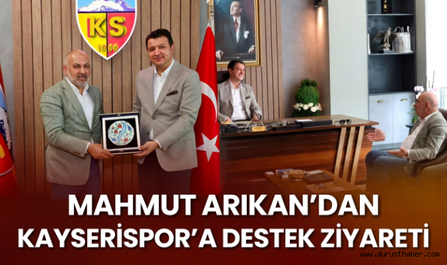 Mahmut Arıkan'dan Kayserispor'a Destek Ziyareti
