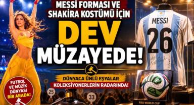 Messi forması ve Shakira kostümü için dev müzayede