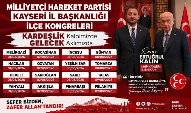MHP Kayseri'de Kongre Takvimi Belli Oldu!