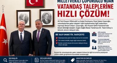 Milletvekili Çopuroğlu’ndan Vatandaş Taleplerine Hızlı Çözüm: Şehir Hastanesi Ziyaretinden Bakan Yardımcılığına