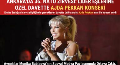 NATO davetinde Ajda Pekkan sürprizi! Kişiye özel detay dikkat çekti