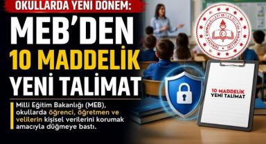 Okullarda yeni Dönemı: MEB’den 10 Maddelik Yeni Talimat