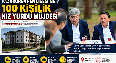 Pazarören Fen Lisesi'ne 100 Kişilik Kız Yurdu Müjdesi