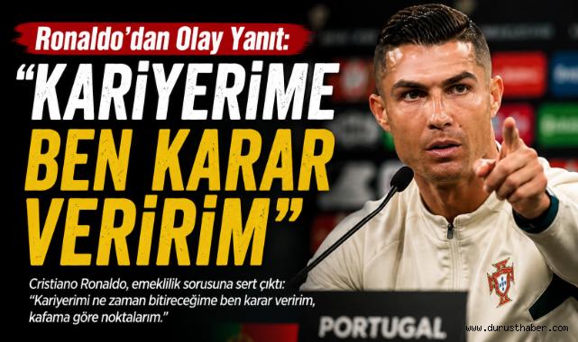Ronaldo'dan Olay Yanıt:
