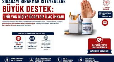 Sigarayı Bırakmak İsteyenlere Büyük Destek: 1 Milyon Kişiye Ücretsiz İlaç İmkanı