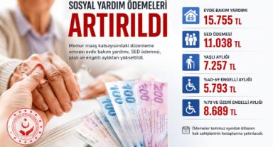 Sosyal Yardım Ödemelerine Zam! Yeni Tutarlar Belli Oldu