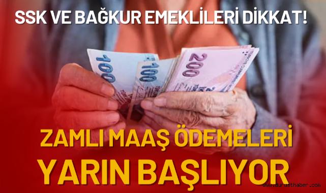 SSK Ve Bağkur Emeklileri Dikkat! Zamlı Maaşlar İçin Tarih Belli