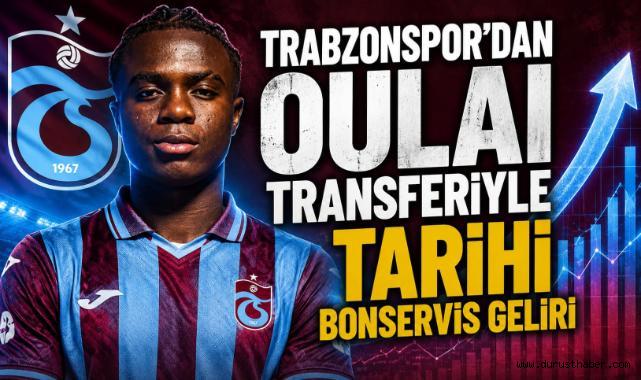 Trabzonspor'dan Oulai Transferiyle Tarihi Bonservis Geliri