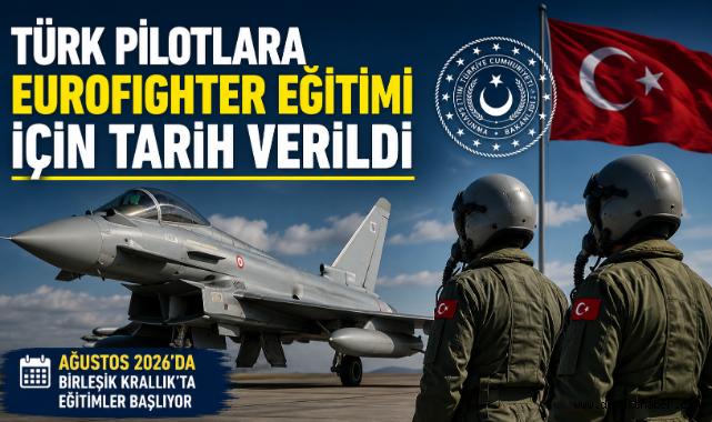Türk Pilotlara Eurofighter Eğitimi İçin Tarih Verildi