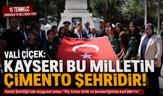 Vali Çiçek: “Kayseri bu milletin çimento şehirlerinden biridir”